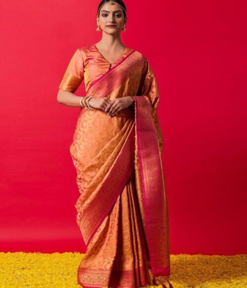 Women Printed Silk Saree