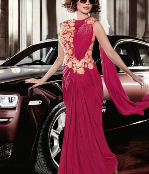 Priyanka Chopra Party Wear Gown 5120E By Jinaam Dresses SC/001855