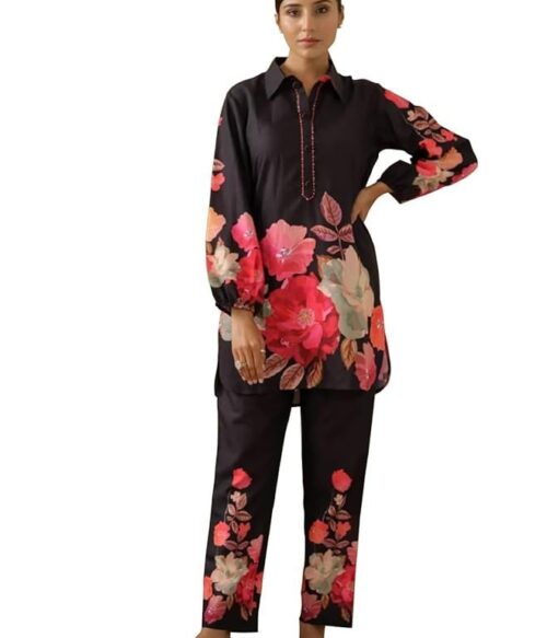 Women’s Dress Batik V-Neck CO-ODS Set for Women (CO-ODS 97 BATIK)