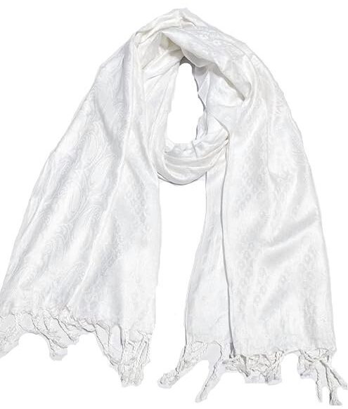 Women And Girl’s Fancy Viscose Self Jaquard 3D Design Scarf, Stole