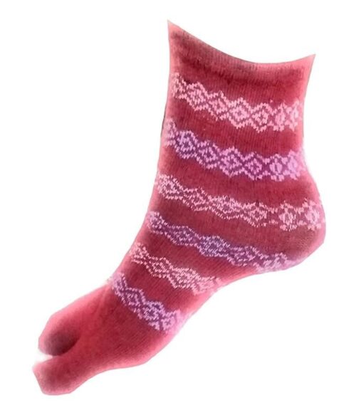 Women’s Printed Ankle Length Double Knit Thumb Cotton Multicolored Socks Combo Random Colours & Design (PACK OF