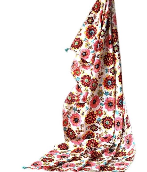 Scarves for Women, Cotton Printed Scarves for all session for ladies, Girls Cotton printed Scarf,100% Cotton trendy Scarf for Women Scarf (Multi Colour, 100×100 Cm Sqaure Size)