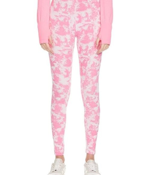 Women Abstract Printed Elasticated Waist Skinny Fit Leggings