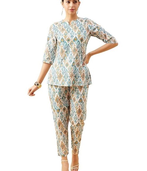 Pure Cotton Cord Set Pant for Women I Cord Sets Tunics for Women Stylish I Co-ord Set for Women Western