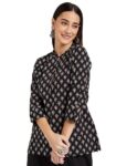 Women’s Printed Regular Cotton Short Kurti