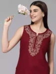 Amaira-Maroon-Sleeveless-Short-Kurti1-1-700×933-1.webp