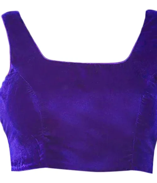 Women’s Velvet Blouse, Bollywood Lehenga Choli, Stretchable Saree Blouse, Crop Top, Handmade Blouse, Skirt Tunic Top, Suitable For Sari