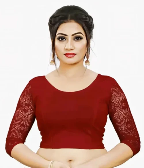 Stretchable Designer Latest Cotton Lycra Blouse for Women