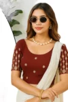 Stretchable Blouse – stretchy saree blouse crop top crop blouse choli | Ready-to-Wear