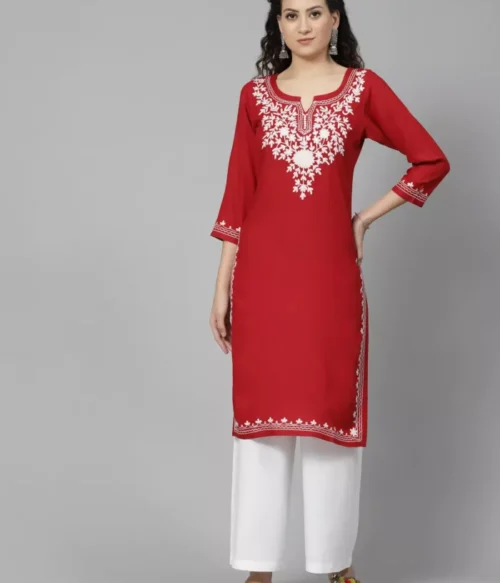 Mehak Red Kurti